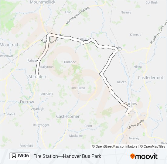 IW06 bus Line Map