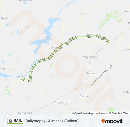 RAIL train Line Map