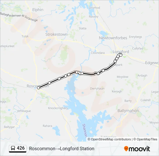 426 Bus Line Map