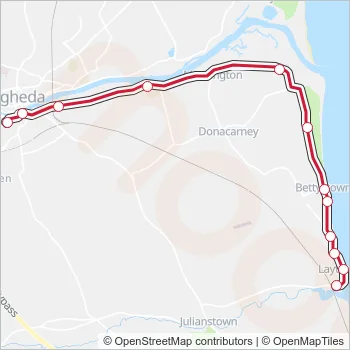 D2 Bus Line Map