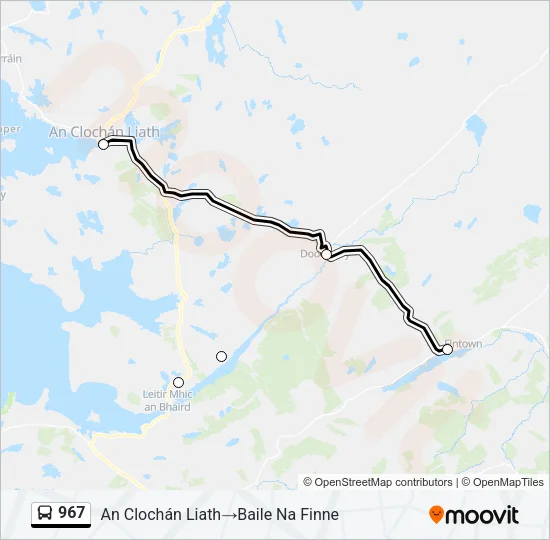 967 Bus Line Map