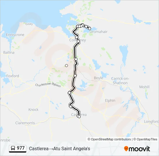 977 Bus Line Map