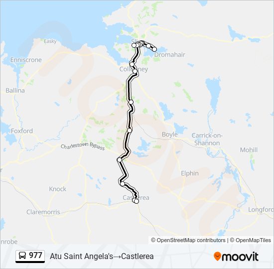 977 bus Line Map