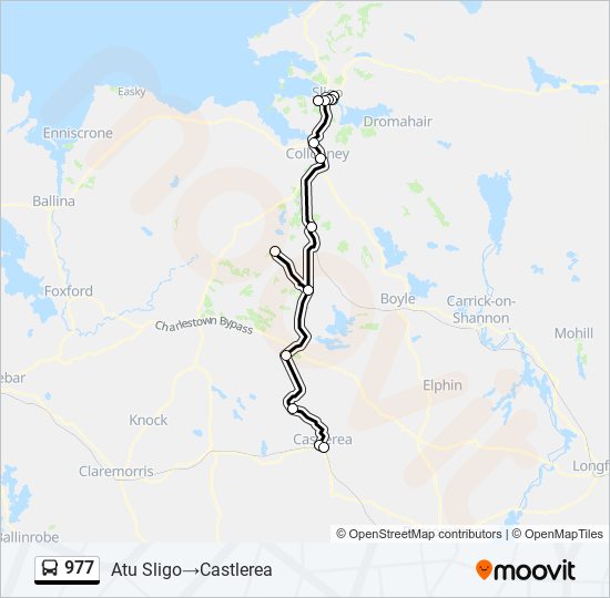 977 bus Line Map