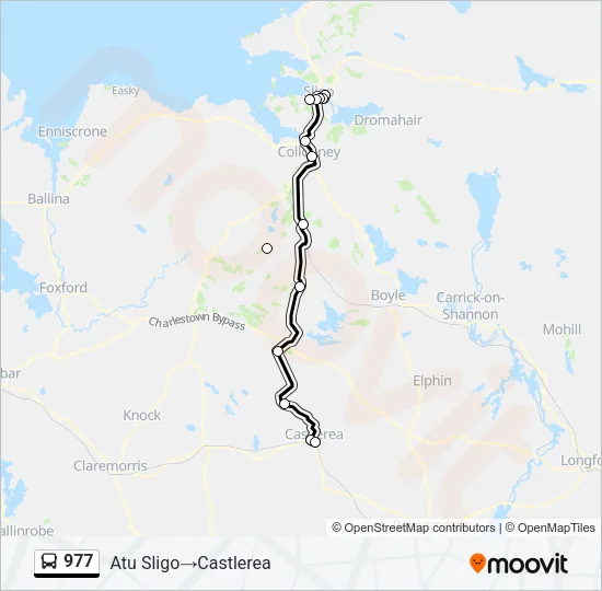977 Bus Line Map