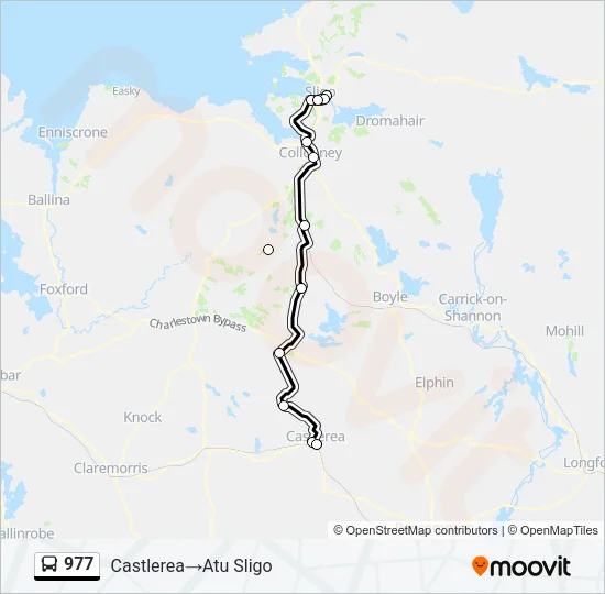 977 Bus Line Map