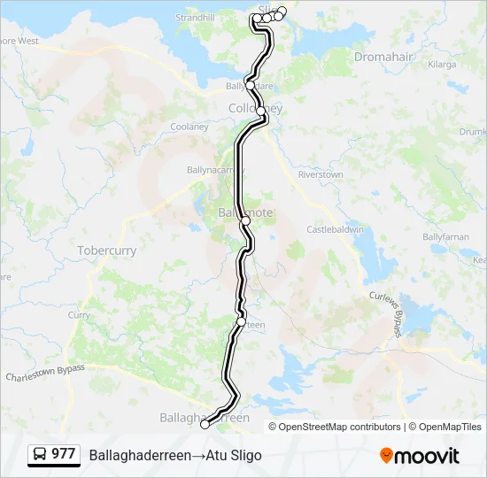 977 Bus Line Map