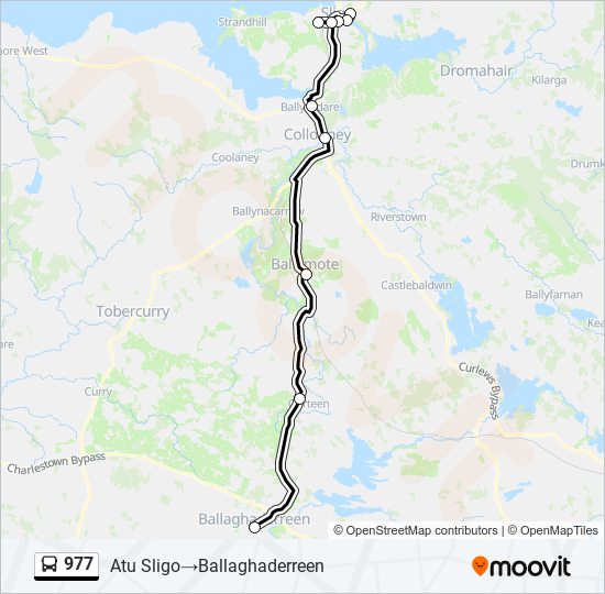 977 bus Line Map