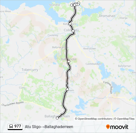 977 Bus Line Map