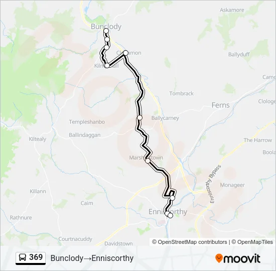 369 Bus Line Map