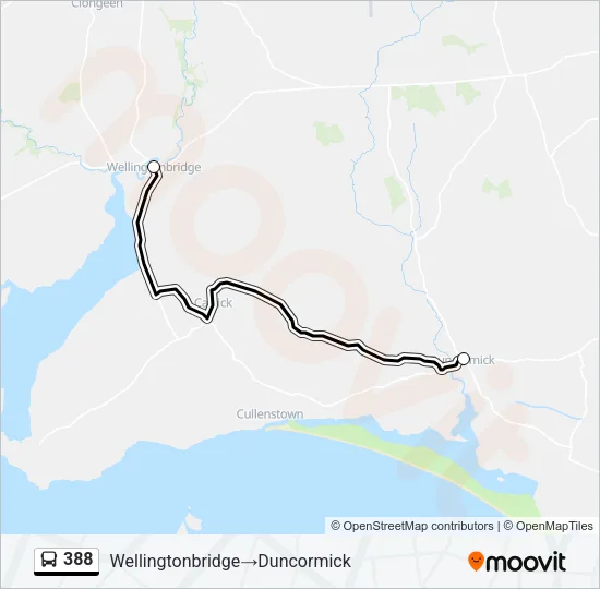 388 Bus Line Map