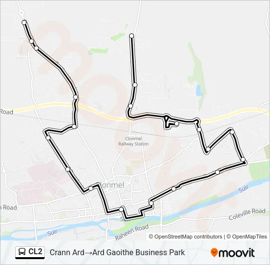 CL2 Bus Line Map