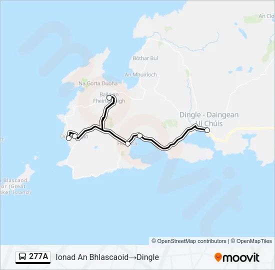 277A Bus Line Map