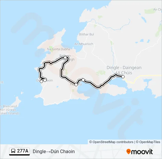 277A Bus Line Map