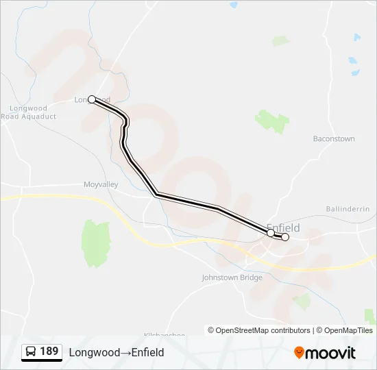 189 Bus Line Map