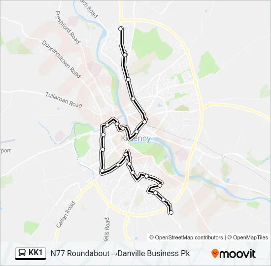 KK1  Line Map
