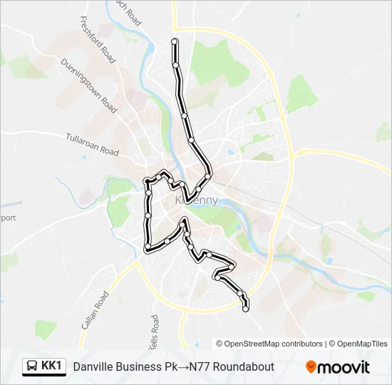 KK1  Line Map