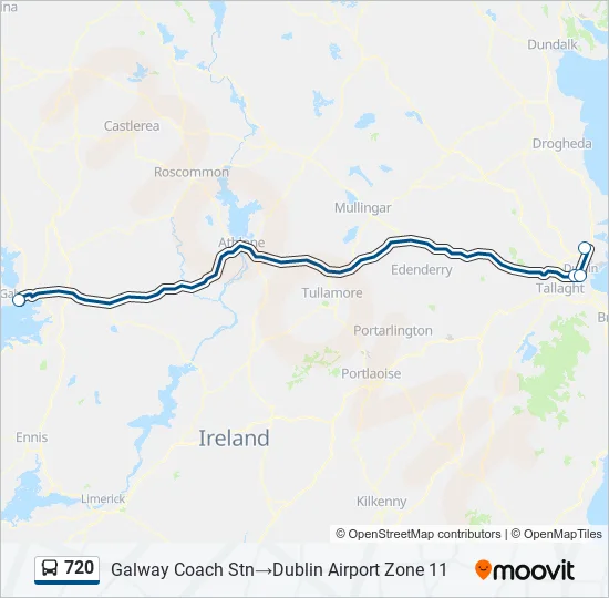 720 Bus Line Map