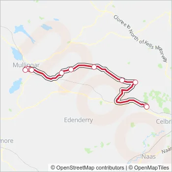 115C Bus Line Map