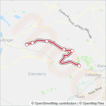 115C Bus Line Map