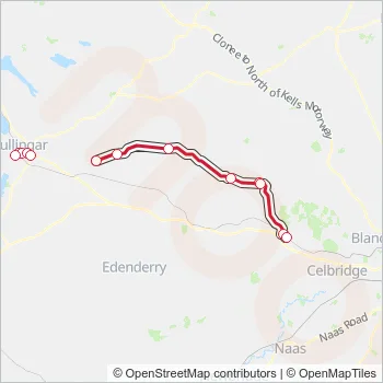 115C Bus Line Map