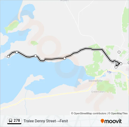 278 Bus Line Map
