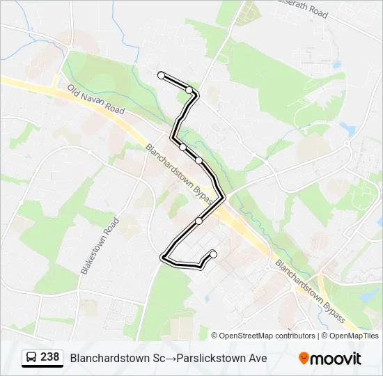 238 Bus Line Map