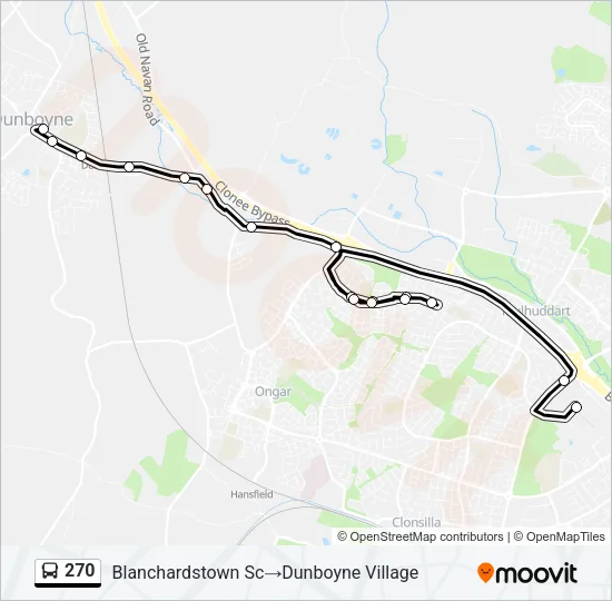 270 Bus Line Map
