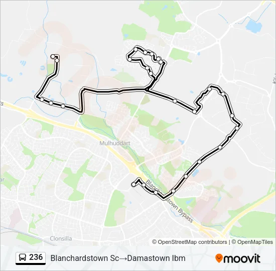 236 Bus Line Map