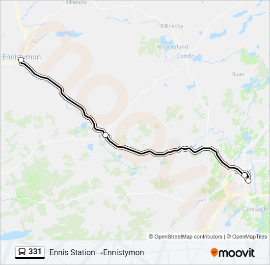 331 Bus Line Map