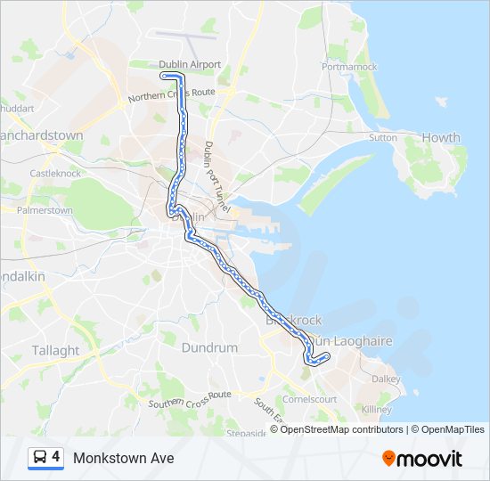 4 bus Line Map