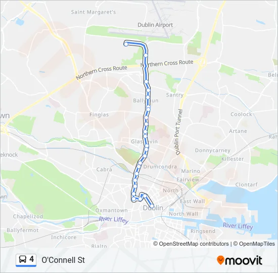 4 Bus Line Map