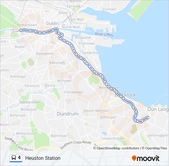 4 Bus Line Map