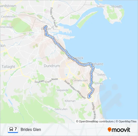 7 Bus Line Map