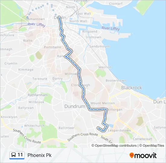 11 Bus Line Map