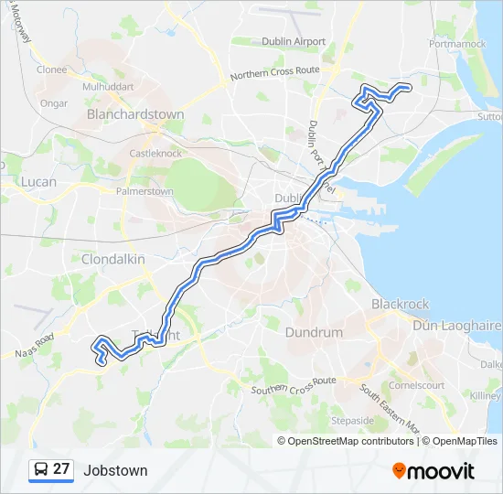 27 Bus Line Map