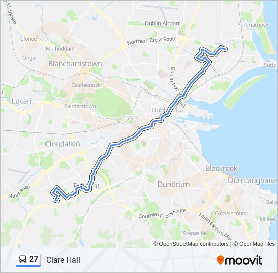 27 bus Line Map