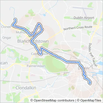 38 Bus Line Map