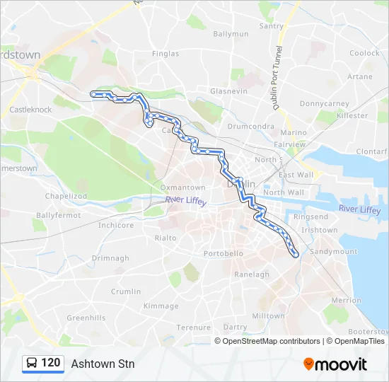 120 Bus Line Map
