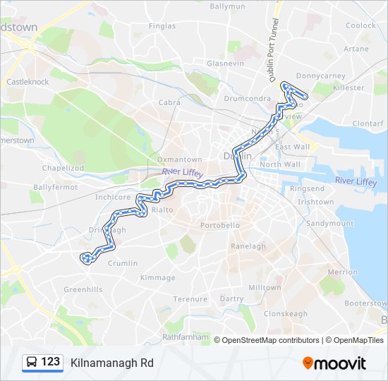 123 Bus Line Map