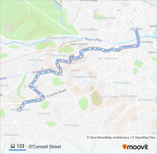 123 Bus Line Map