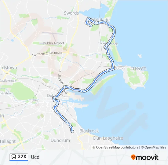 32X Bus Line Map