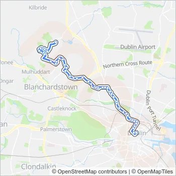 40D Bus Line Map