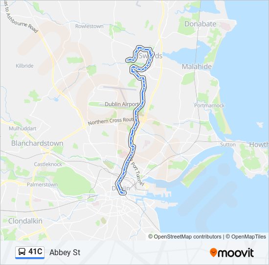 41C bus Line Map