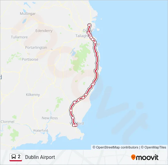 2 Bus Line Map