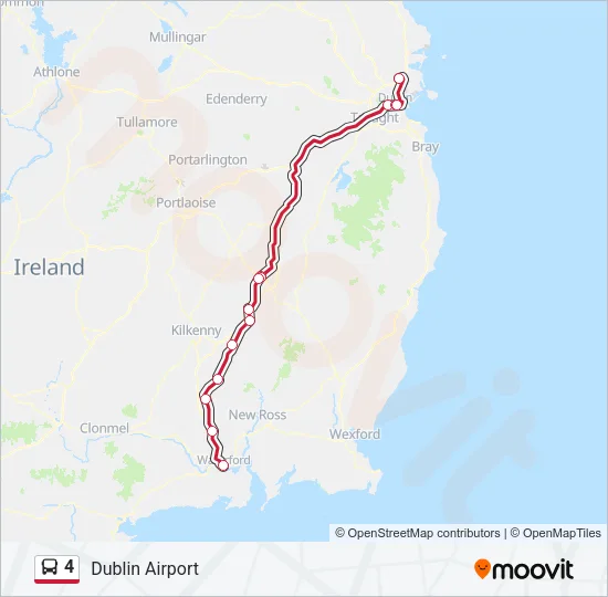 4 Bus Line Map