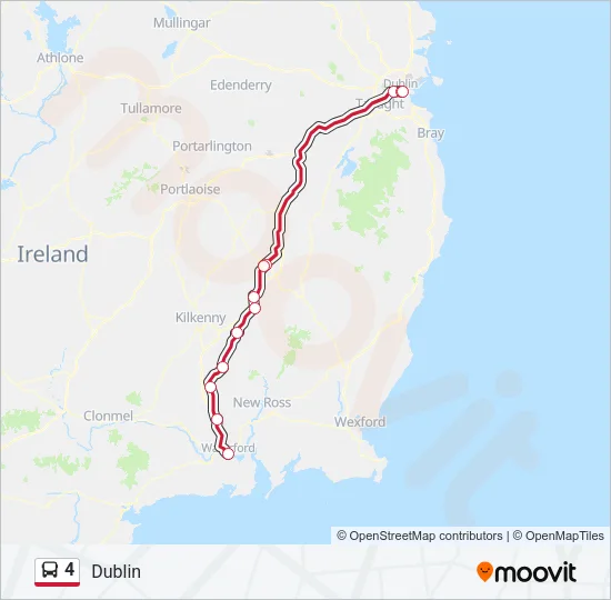 4 Bus Line Map
