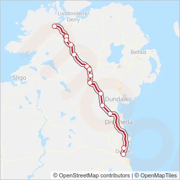 32 Bus Line Map