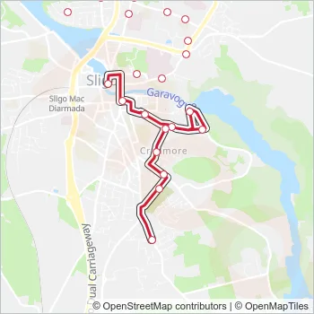 S1 Bus Line Map