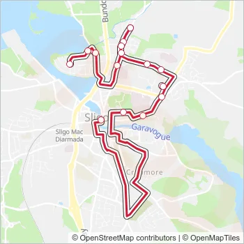S1 Bus Line Map